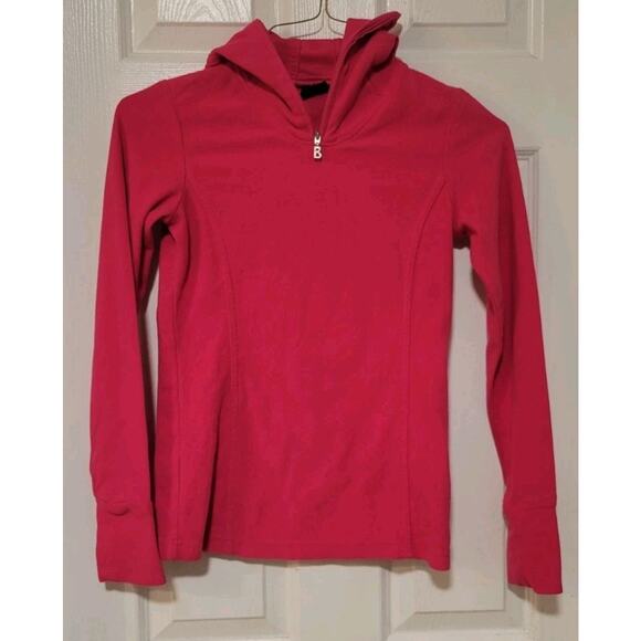 Bogner Fleece Sweater Womens Small Pink 1/2 Zip Pullover Base Layer - Picture 1 of 6